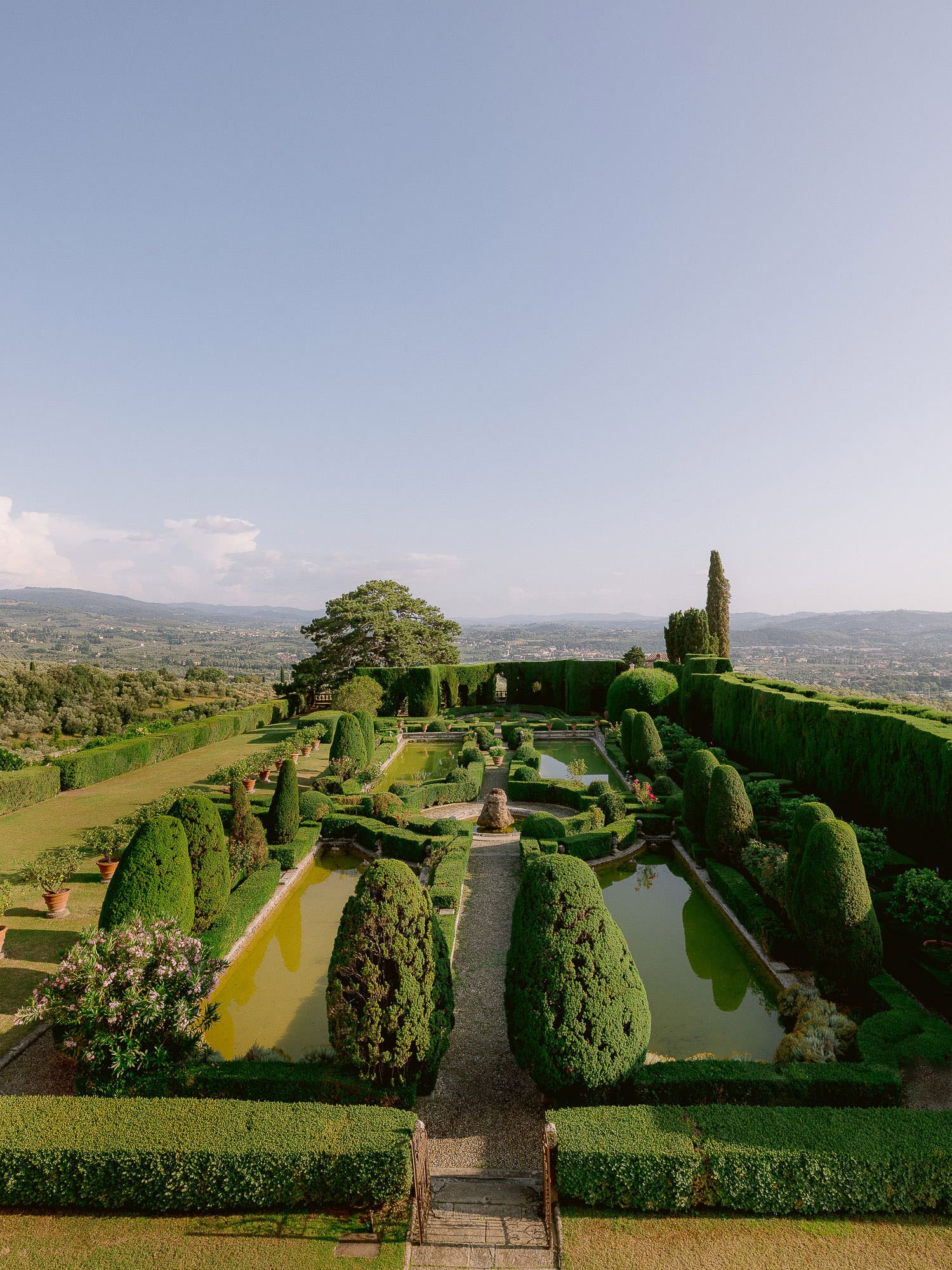 the gardens of villa gamberaia