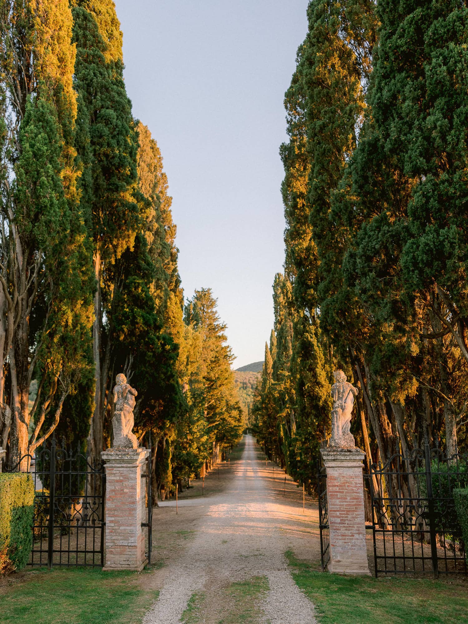 the gate at Borgo Stomennano